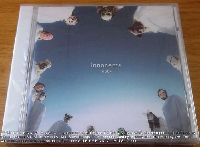 MOBY Innocents SOUTH AFRICA Cat# CDJUST 661