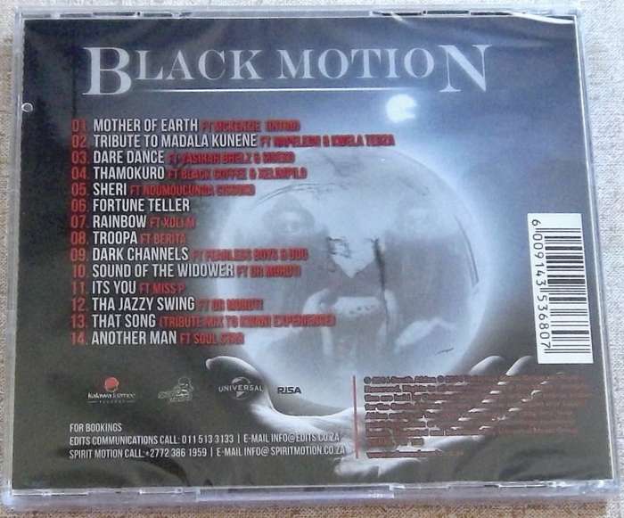 BLACK MOTION Fortune Teller SOUTH AFRICA Cat# CDRBL 767