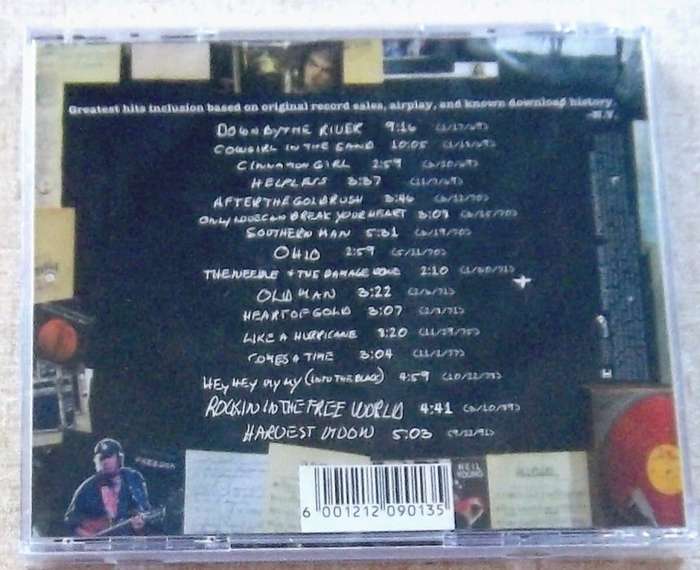 NEIL YOUNG Greatest Hits SOUTH AFRICA Cat# WBCD 2083