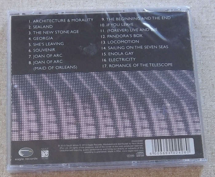 OMD Live (Architecture & Morality & More) SOUTH AFRICA Cat# EAGCD0366