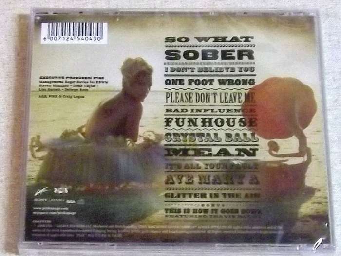 PINK Funhouse CD SOUTH AFRICA Cat# CDAST526