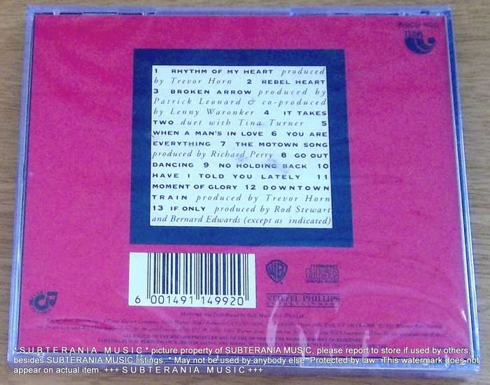 ROD STEWART Vagabond Heart SOUTH AFRICA Cat# WBCD 1690