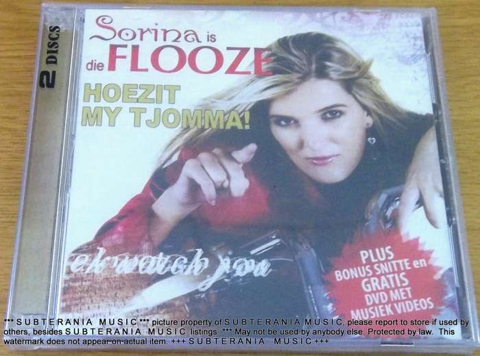 SORINA is Die FLOOZE Hoezit my Tjomma! CD+DVD SOUTH AFRICA Cat# CDEMMD(WF)350