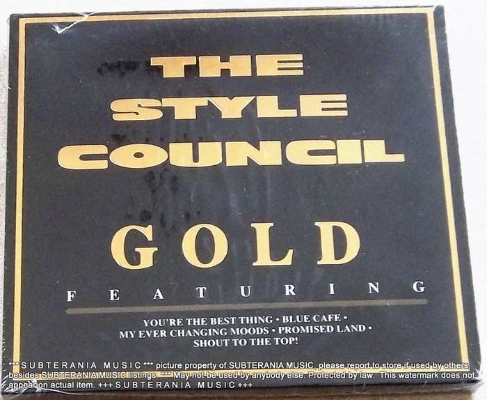THE STYLE COUNCIL Gold SOUTH AFRICA Cat# DGCD081