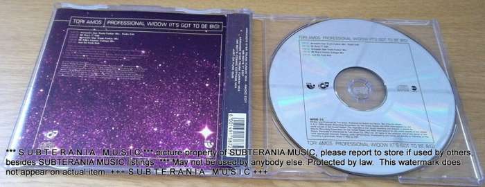 TORI AMOS Professional Widow (Its Got to be Big] SOUTH AFRICA Cat# WISD23