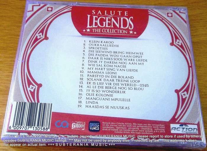 TOUCH OF CLASS Salute the Legends Groep 2 SOUTH AFRICA Cat# CDJUKE 157