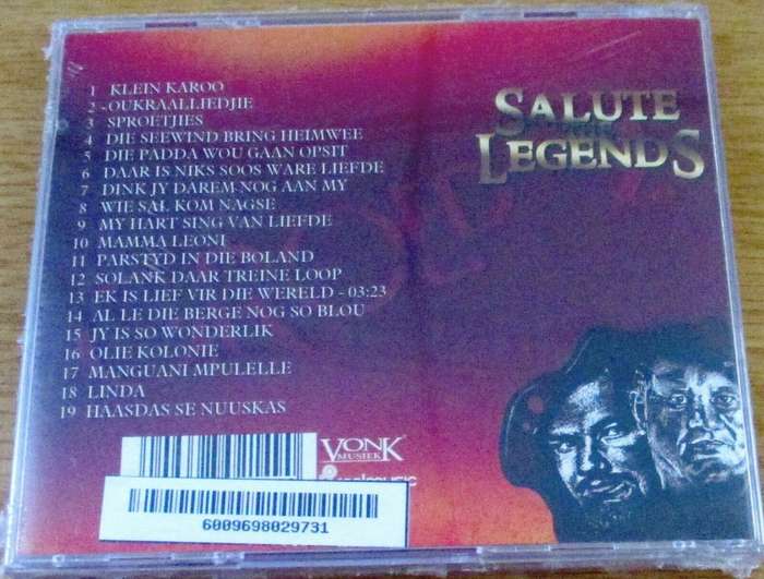 TOUCH OF CLASS Salute the Legends Groep 2 SOUTH AFRICA Cat# VONK257