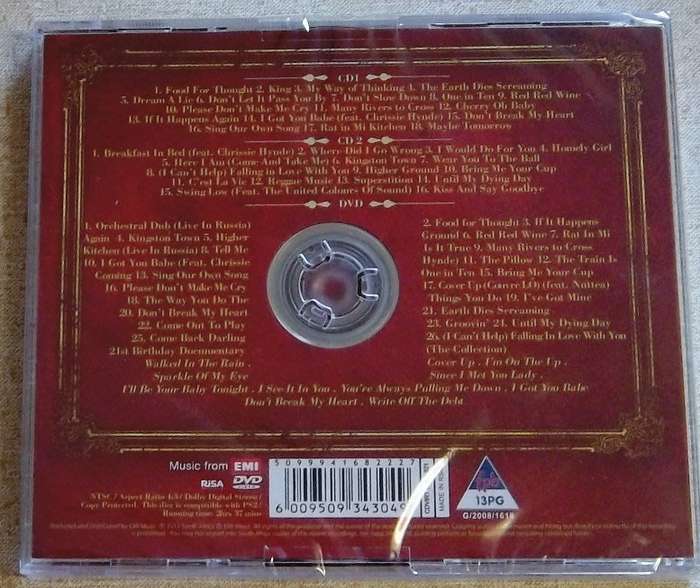 UB40 The Ultimate Collection 2xCD+ DVD PAL Region 2