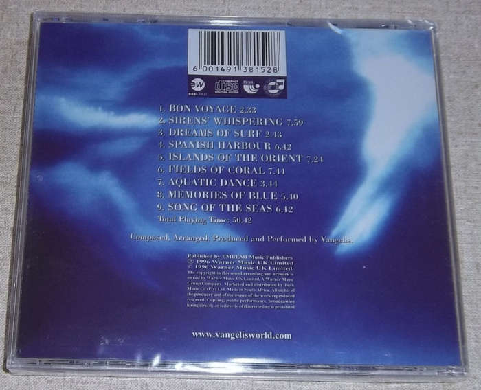 VANGELIS Oceanic SOUTH AFRICA Cat# WICD 5242