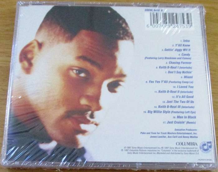 WILL SMITH Big Willie Style SOUTH AFRICA Cat# CDCOL 5478 K