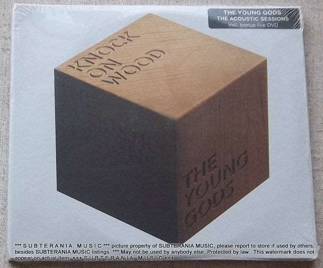 THE YOUNG GODS Knock on Wood The Acoustic Sessions CD+DVD BELGIUM Cat# PIASR 125 CDVD