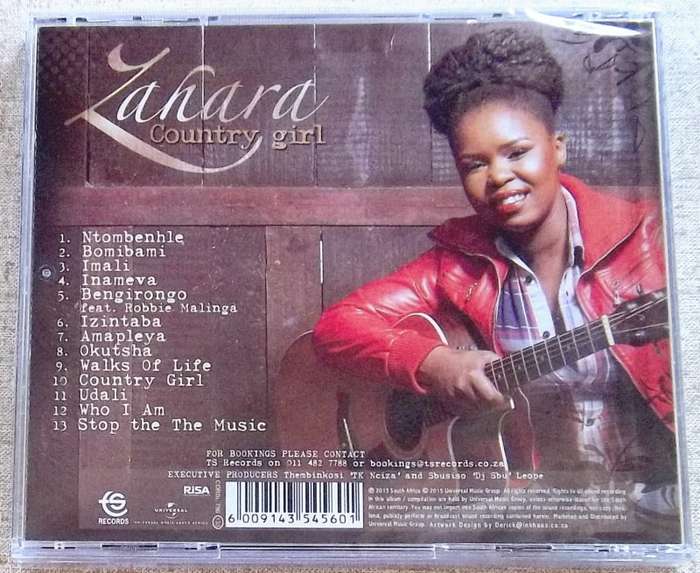 ZAHARA Country Girl Cat# CDRBL 796