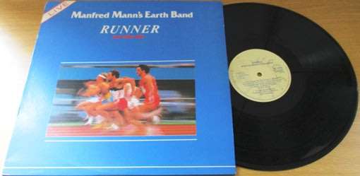 MANFRED MANN`S EARTH BAND Runner and Other Hits Live VINYL LP Record