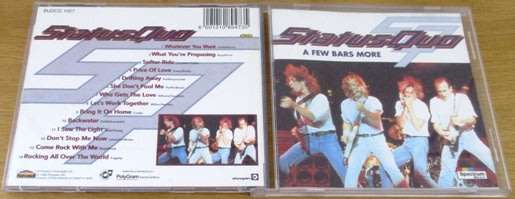 STATUS QUO A Few Bars More CD (SHELF G Box 24]