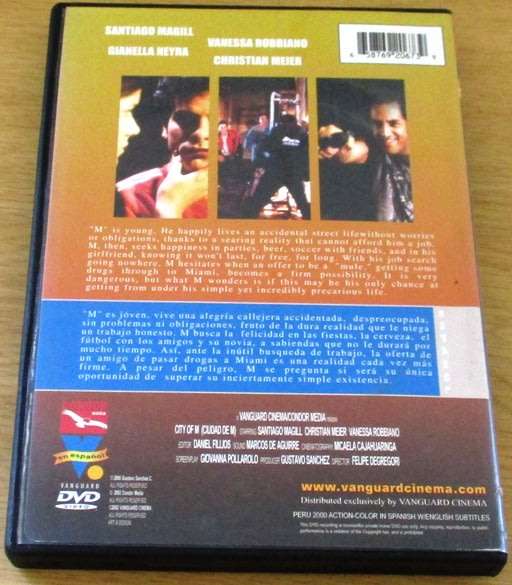 CULT FILM: City of M DVD [DVD BOX 3] SPANISH with English Subtitles