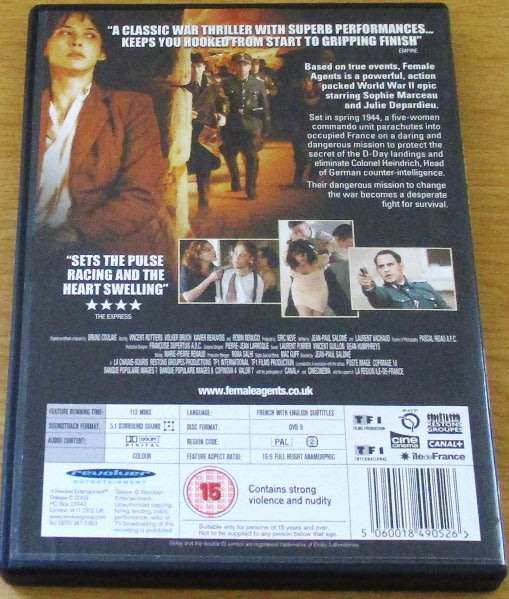 CULT FILM: Female Agents D-Day Depends on Them DVD [DVD BOX 5] FRENCH with English Subtitles