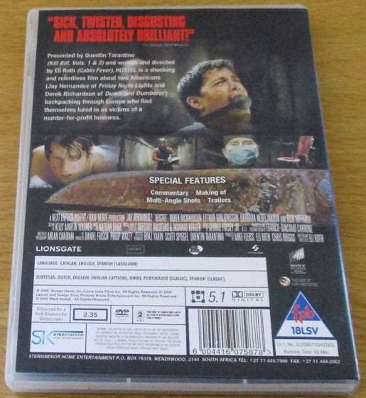 CULT FILM: Hostel DVD [DVD BOX 6] Quentin Tarantino