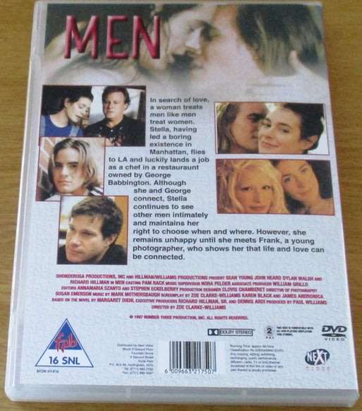 CULT FILM: Men DVD [DVD BOX 7] Sean Young