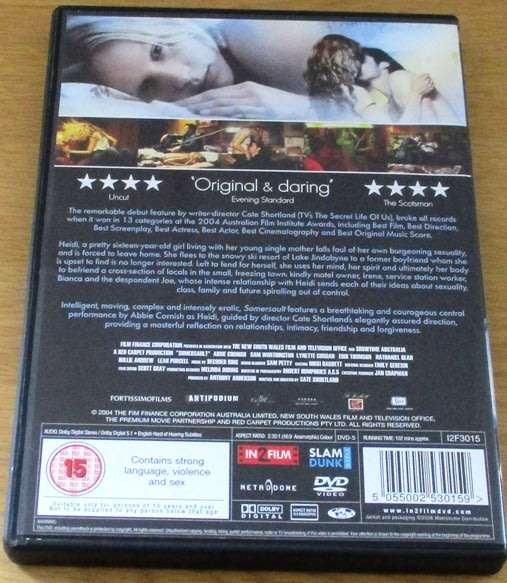 CULT FILM: Somersault DVD [DVD BOX 8] Sam Worthington Abbie Cornish
