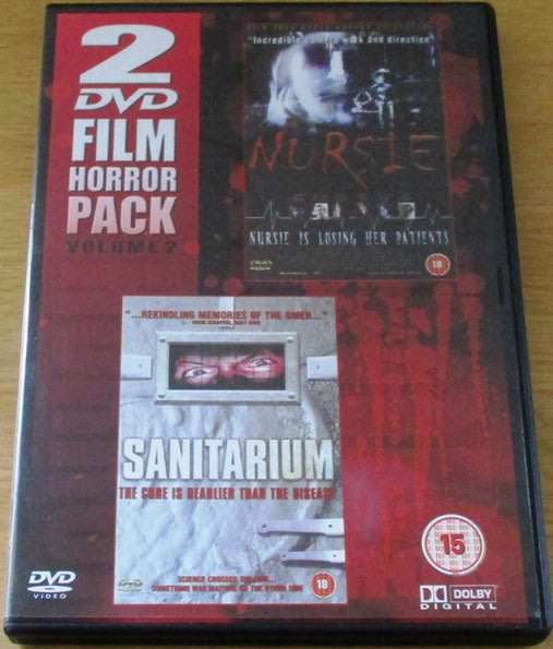 HORROR PACK 2 x FILMS: Nursie / Sanitarium DVD [DVD BOX 2]