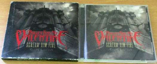 BULLET FOR MY VALENTINE Scream Aim Fire CD+DVD  (SHELF G Box 26]