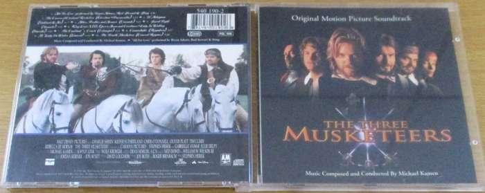 SOUNDTRACK: THE THREE MUSKETEERS O.S.T. CD [Shelf V Box 5]