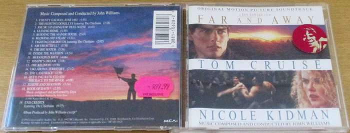SOUNDTRACK: FAR AND AWAY O.S.T. CD [Shelf V Box 5]