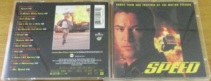 SOUNDTRACK: SPEED O.S.T. CD [Shelf V Box 5]