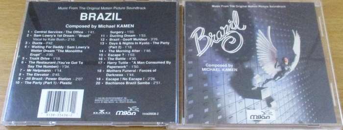 SOUNDTRACK: BRAZIL O.S.T. CD [Shelf V Box 5]