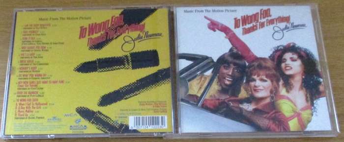 SOUNDTRACK: TO WONG FOO, THANKS FOR EVERYTHING O.S.T. CD [Shelf V Box 6]