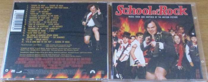SOUNDTRACK: SCHOOL OF ROCK O.S.T. CD [Shelf V Box 6]
