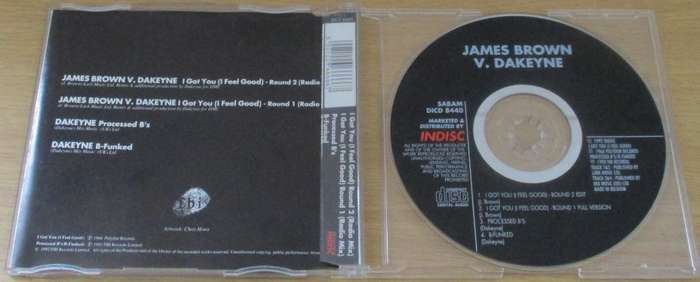 JAMES BROWN VS. DAKEYNE I Got You [I Feel Good] CD [S/R]