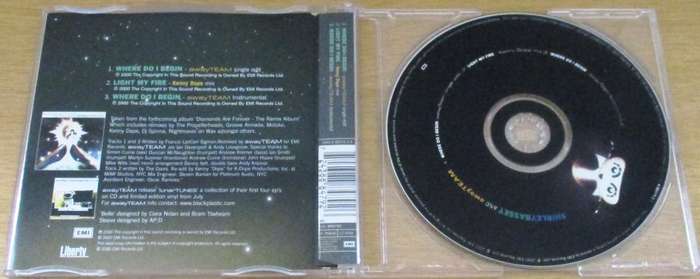 SHIRLEY BASSEY Where Do I Begin?  CD Single  [S/R]