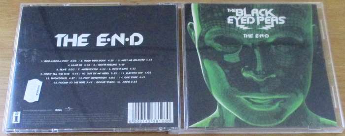 THE BLACK EYED PEAS The End CD  [Shelf Z Box 2]