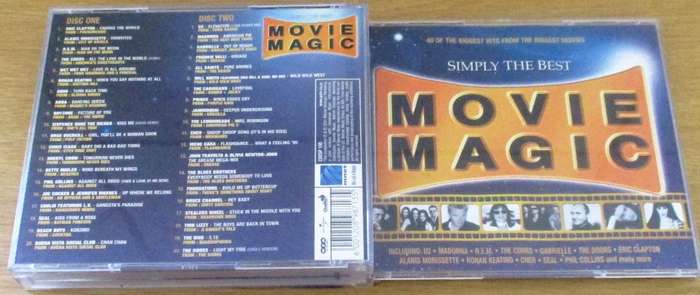 Various MOVIE MAGIC SIMPLY THE BEST 2xCD  [Shelf G Box 7]