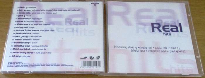 Various REAL HITS CD [Shelf G Box 26] Simply Red Collective Soul Paul Young