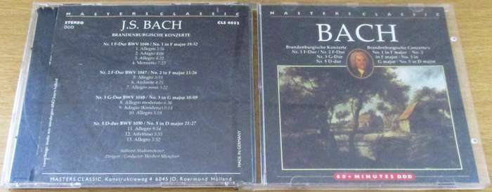 BACH Master Classics CD [Classical Box 4]