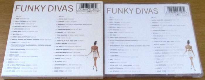 Various FUNKY DIVAS The Very Best in Soul Dance and R+B 2xCD  [Shelf G Box 27]
