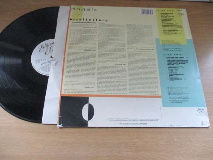 Various ANGELS IN THE ARCHITECTURE Brian Eno Robert Fripp South African Pressing 2xLP VINYL RECORD