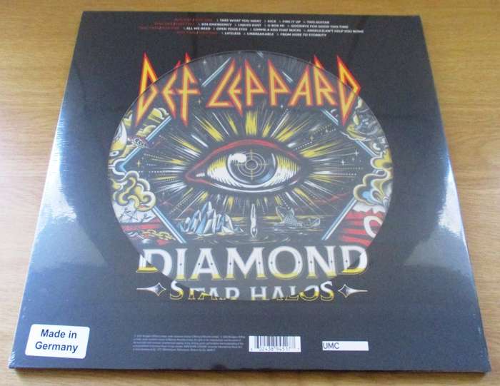 DEF LEPPARD Diamond Star Halos PICTURE DISC 2XLP VINYL LP RECORD