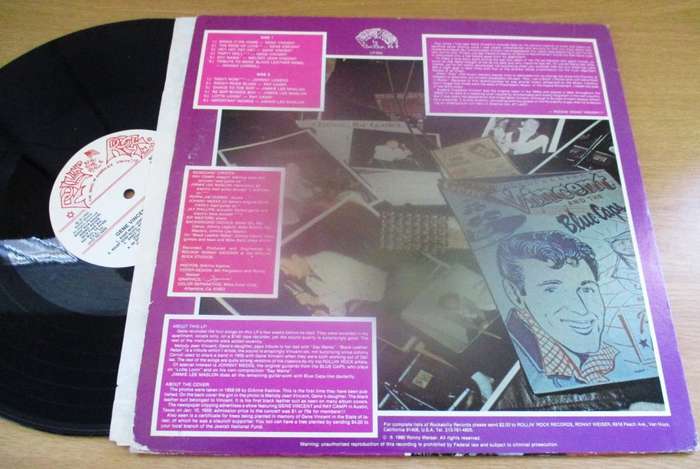 GENE VINCENT Forever Gene Vincent LP VINYL RECORD