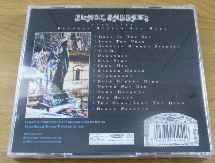 BLACK SABBATH Between Heaven and Hell 1970-1983 CD