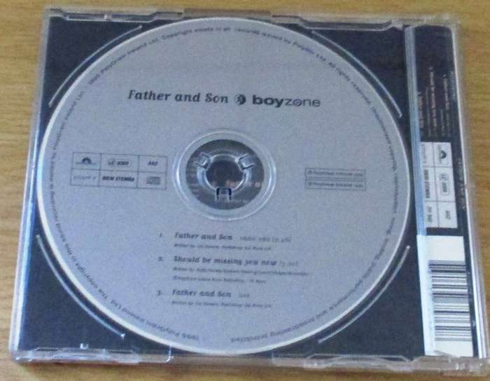 BOYZONE Father and Son IMPORT CD Single [Shelf BB CD singles]