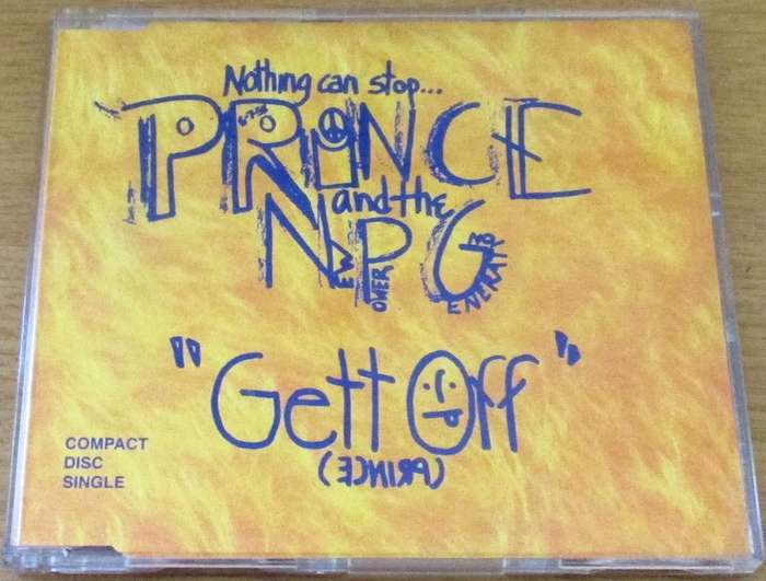 PRINCE Gett Off CD Single [Shelf BB CD singles]