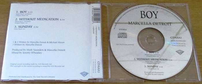 MARCELLA DETROIT Boy CD Single [Shelf BB CD singles]