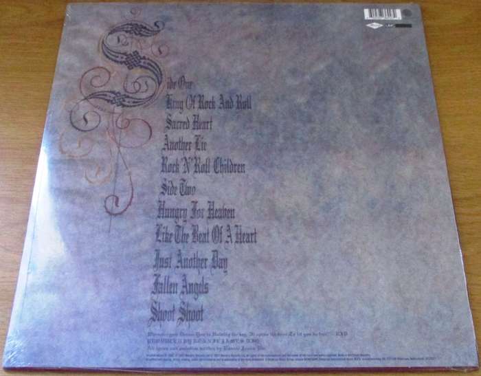 DIO Sacred Heart 2021 Remastered VINYL LP RECORD