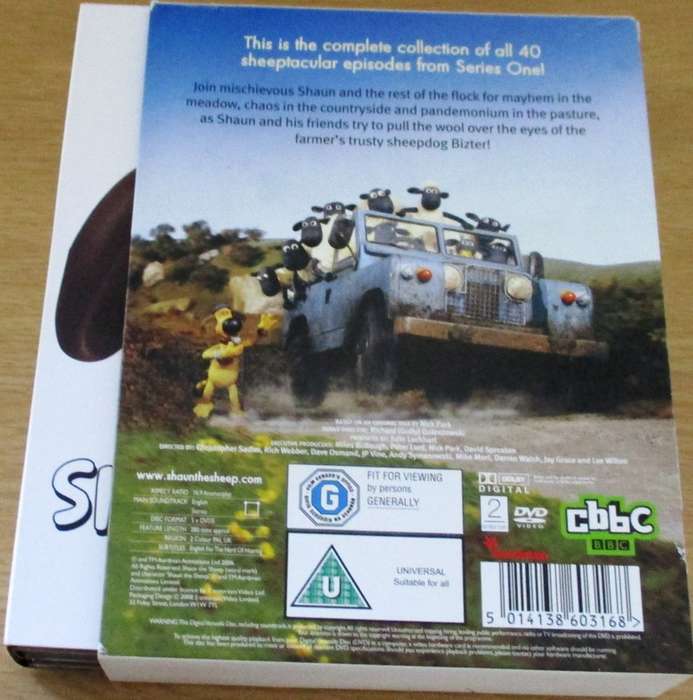 SHAUN THE SHEEP The Complete First Series 5 Disc BOX SET [BOX SET SHELF]