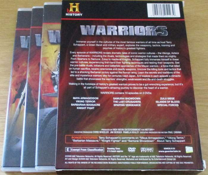 WARRIORS H History 3xDVD BOX SET [DVD BOX 2]