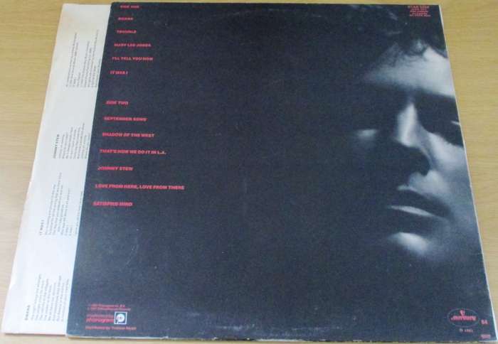 FLEETWOOD MAC's LINDSEY BUCKINGHAM Law and Order South African Pressing [STAR5224] VINYL RECORD