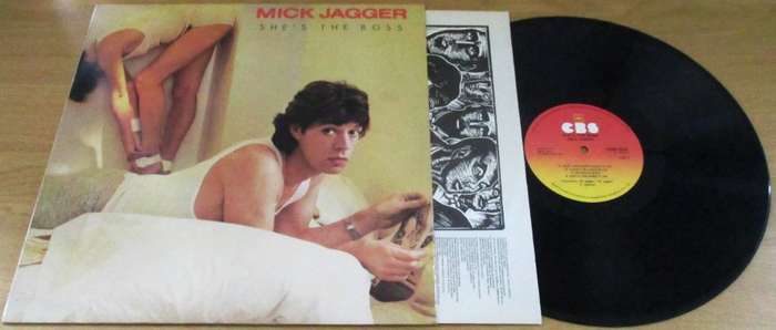 MICK JAGGER  She's the Boss South African Pressing VINYL LP RECORD